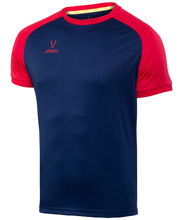 Футболка игровая Jogel CAMP Reglan темно-синий/красный - купить в интернет магазине Икс Мастер 