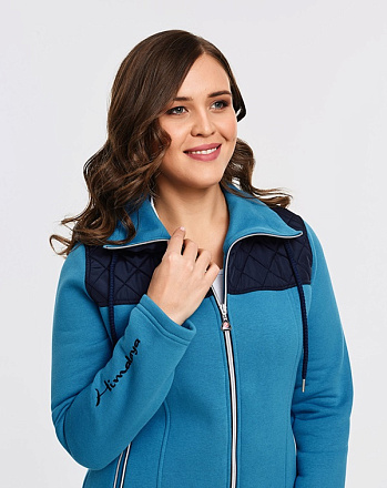 Толстовка Red-n-Rock's спортивная W Turquoise* в Иркутске - купить в интернет магазине Икс Мастер