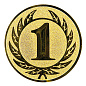 Эмблема 1 место 50мм металл (золото) в Иркутске - купить в интернет магазине Икс Мастер