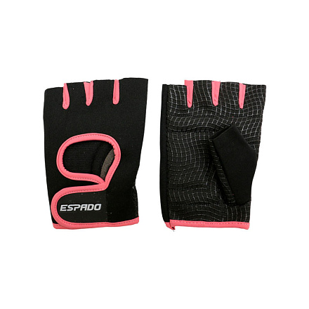 Перчатки атлетические Espado ESD001 черно-розовый в Иркутске - купить в интернет магазине Икс Мастер