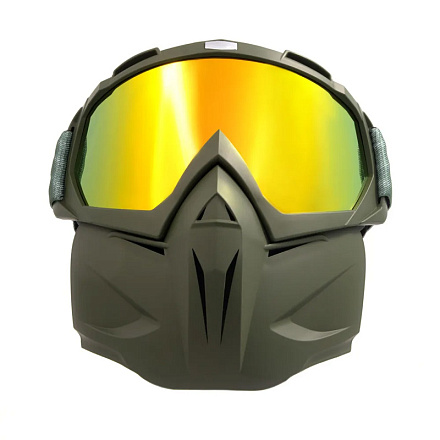 Маска мотоциклетная/снегоходная СЛЕДОПЫТ M6, линза chrome chamelion в Иркутске - купить в интернет магазине Икс Мастер