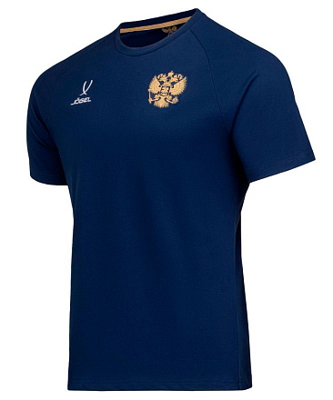 Футболка Jogel NATIONAL Cotton Tee, темно-синий в Иркутске - купить в интернет магазине Икс Мастер