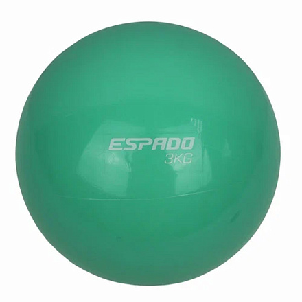 Медбол ESPADO ES-003 3 кг, бирюзовый в Иркутске - купить в интернет магазине Икс Мастер