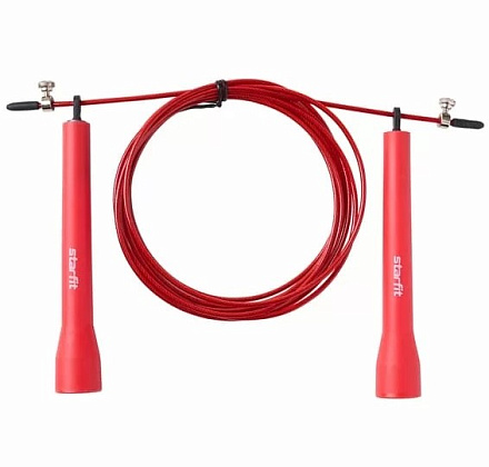 Скакалка STARFIT RP-202 ПВХ скоростная, красный, 3 м в Иркутске - купить в интернет магазине Икс Мастер