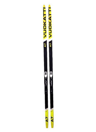 Лыжный комплект VUOKATTI + NNN Wax 140-160 Black/Yellow в Иркутске - купить в интернет магазине Икс Мастер