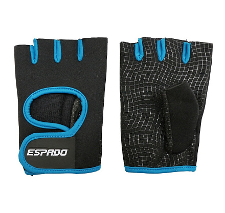 Перчатки атлетические Espado ESD001 черно-голубой в Иркутске - купить в интернет магазине Икс Мастер