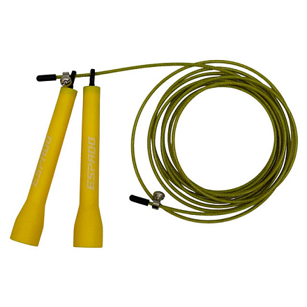 Скакалка скоростная ESPADO ES2142 желтая в Иркутске - купить в интернет магазине Икс Мастер