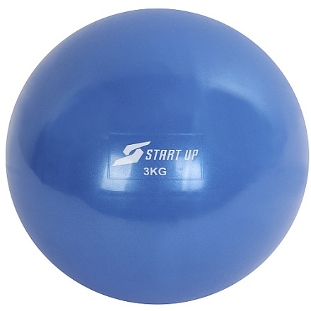 Медбол START UP NT18026, 3 кг, синий в Иркутске - купить в интернет магазине Икс Мастер