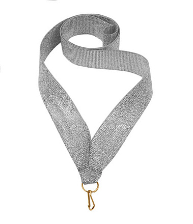 Лента для медалей Серебро 22мм в Иркутске - купить в интернет магазине Икс Мастер