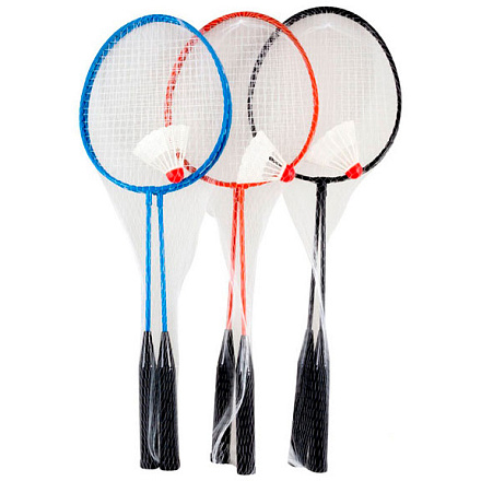 Бадминтон в сетке 2 ракетки, воланчик арт.211 в Иркутске - купить в интернет магазине Икс Мастер