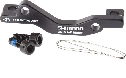 Адаптер диск тормоза Shimano SM-MA-F180S/P, болт 2шт, проволока 1шт в Иркутске - купить в интернет магазине Икс Мастер