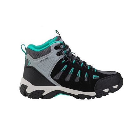 Ботинки BERGER Highland Waterproof W, черный/серый/мятный в Иркутске - купить в интернет магазине Икс Мастер