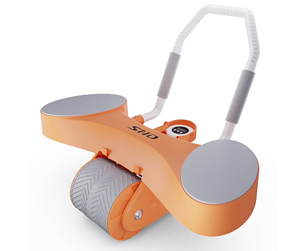 Тренажёр для пресса AB Roller SND-OT оранжевый с ковриком 45х30x3,5 cм в Иркутске - купить в интернет магазине Икс Мастер