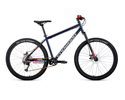 Велосипед FORWARD SPORTING 27,5 X D (27,5" 9 ск. рост. 19") темно-синий/красный в Иркутске - купить в интернет магазине Икс Мастер