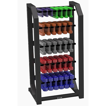 Стойка для гантелей вертикальная PROFI-FIT, до 60 пар гантелей в Иркутске - купить в интернет магазине Икс Мастер