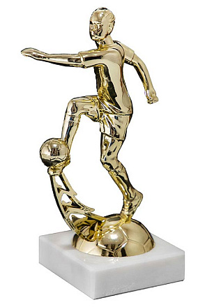 Фигура Футбол 201-170G зол. 17см. с постам. в Иркутске - купить в интернет магазине Икс Мастер