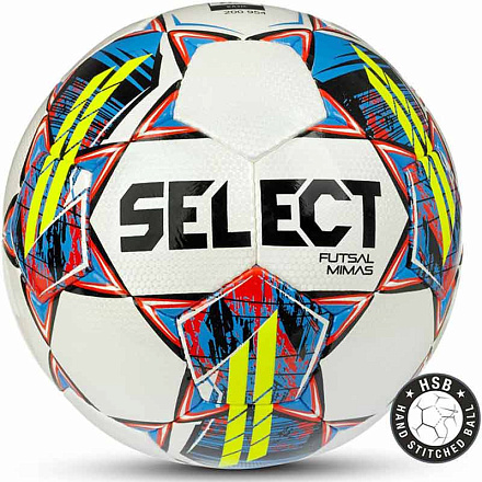 Мяч футзальный SELECT Futsal Mimas №4 бел/син/крас - купить в интернет магазине Икс Мастер 