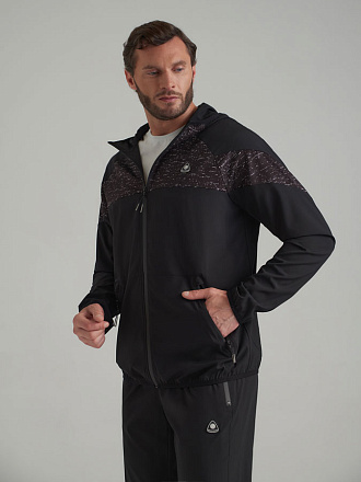 Толстовка Red-N-Rocks 15M-RR-1584 мужская Black в Иркутске - купить в интернет магазине Икс Мастер