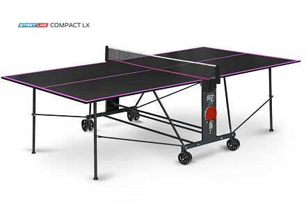 Стол теннисный START LINE COMPACT LX с сеткой Black - купить в интернет магазине Икс Мастер 
