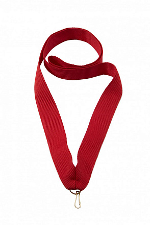 Лента для медалей Красная 22мм L08 в Иркутске - купить в интернет магазине Икс Мастер