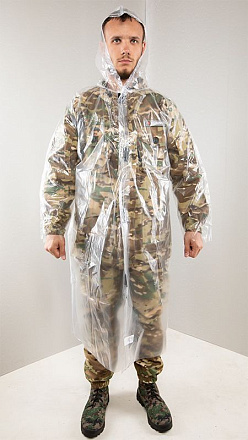 Плащ ВВЗ-006 влагозащитный полиэтилен в Иркутске - купить в интернет магазине Икс Мастер