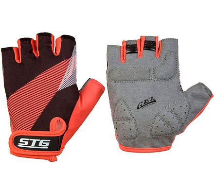 Велоперчатки STG 912 черн/красные Х87912 в Иркутске - купить в интернет магазине Икс Мастер
