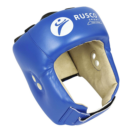 Шлем для единоборств RUSCO SPORT Blue в Иркутске - купить в интернет магазине Икс Мастер