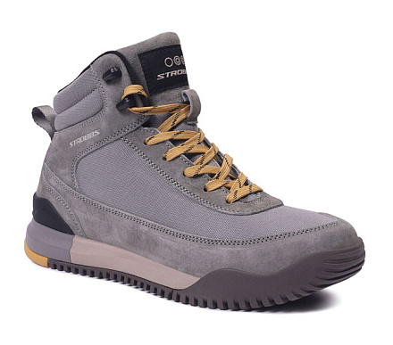 Ботинки STROBBS F8545-10 зимние утепленные W, Grey в Иркутске - купить в интернет магазине Икс Мастер