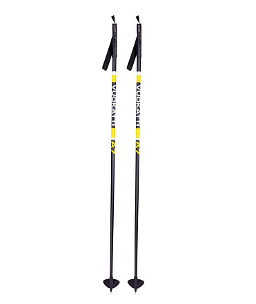 Палки VUOKATTI 100% стекловолокно 100 - 120 Black/Yellow в Иркутске - купить в интернет магазине Икс Мастер