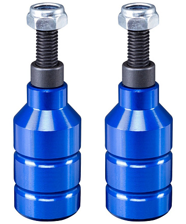 Набор пег для трюкового самоката XAOS Drop Alu Blue (2 шт.) в Иркутске - купить в интернет магазине Икс Мастер