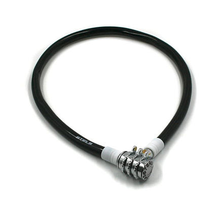 Трос-замок 86501 650мм, d 10mm с кодовым замком в Иркутске - купить в интернет магазине Икс Мастер