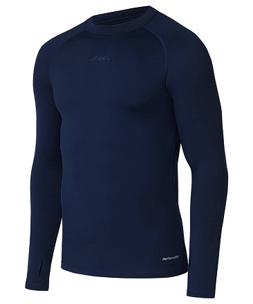 Джемпер компрессионный Jogel PerFormDRY Baselayer Warm Top, темно-синий в Иркутске - купить в интернет магазине Икс Мастер