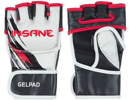 Перчатки для MMA INSANE FALCON GEL MG200 ПУ бел в Иркутске - купить в интернет магазине Икс Мастер