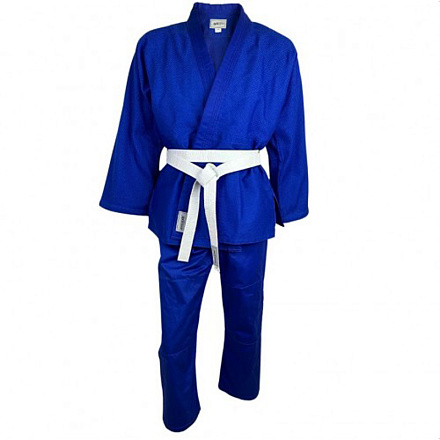 Кимоно дзюдо OxxFire DK525, куртка 400-450 г/м2, брюки 220-240 г/м2, синий в Иркутске - купить в интернет магазине Икс Мастер