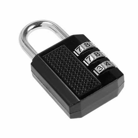 Замок навесной кодовый ТУНДРА ZK011, черный в Иркутске - купить в интернет магазине Икс Мастер