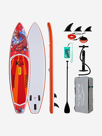 Сапборд FUNWATER KOI 350x83x15 см с креплением для экшн камеры в Иркутске - купить в интернет магазине Икс Мастер