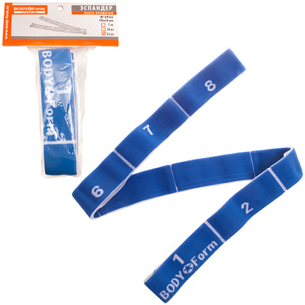 Эспандер BODY FORM BF-EPL02, Blue/79cm/15kg в Иркутске - купить в интернет магазине Икс Мастер