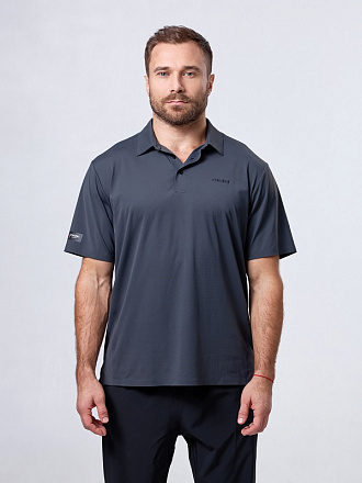Поло STROBBS E2391-1 Men, GREY в Иркутске - купить в интернет магазине Икс Мастер