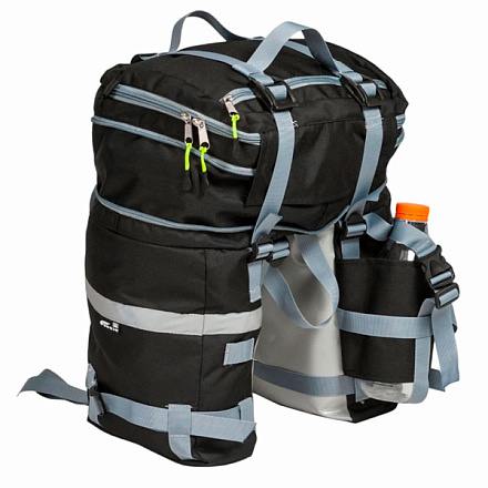 Велорюкзак 22/30 литров ВР061 черный в Иркутске - купить в интернет магазине Икс Мастер