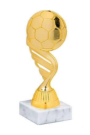 Фигура Футбольный мяч 427-150G, зол. 15см. с постам в Иркутске - купить в интернет магазине Икс Мастер