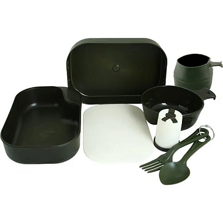 Набор посуды Track Соло пластик, оливковый в Иркутске - купить в интернет магазине Икс Мастер