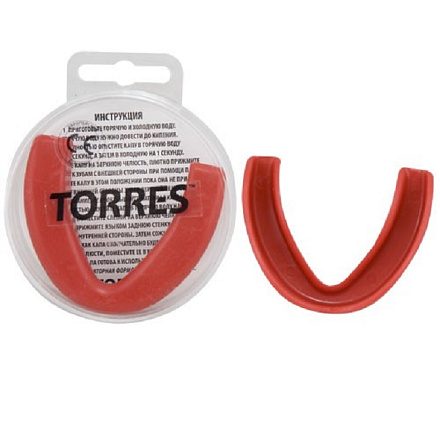 Капа TORRES термопластичная, евростандарт CE approved, красный в Иркутске - купить в интернет магазине Икс Мастер
