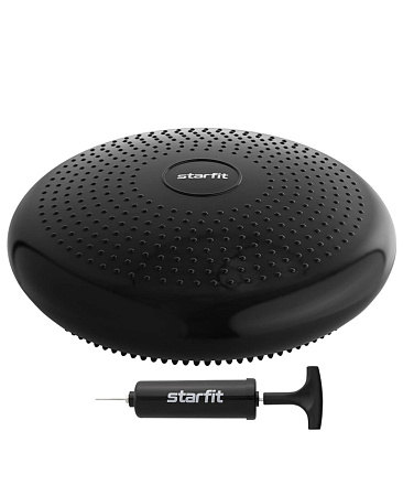 Диск балансировочный STARFIT BP-104 массажный, с насосом, черн в Иркутске - купить в интернет магазине Икс Мастер