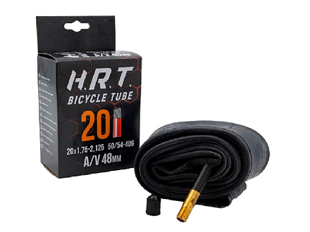 Велокамера 20" H.R.T. 20х1,75-2,125 48мм AV (00-010024) в Иркутске - купить в интернет магазине Икс Мастер