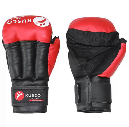 Перчатки для рукопашного боя Rusco, к/з, красные в Иркутске - купить в интернет магазине Икс Мастер