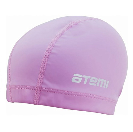 Шапочка для плавания ATEMI 13 тканевая с ПУ покрытием, розовый в Иркутске - купить с доставкой в магазине Икс-Мастер