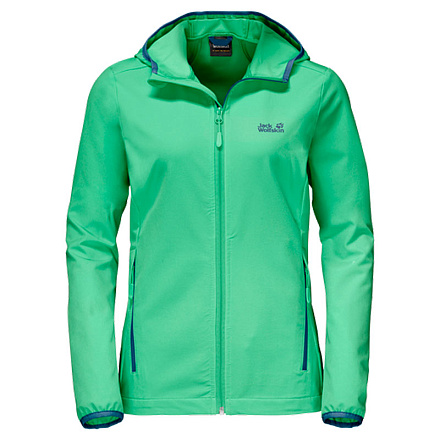 Куртка Jack Wolfskin TURBULENCE JACKET WOMEN Green в Иркутске - купить в интернет магазине Икс Мастер