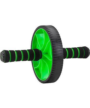 Ролик для пресса STARFIT RL-103, с неопреновыми ручками, зеленый/черный в Иркутске - купить в интернет магазине Икс Мастер