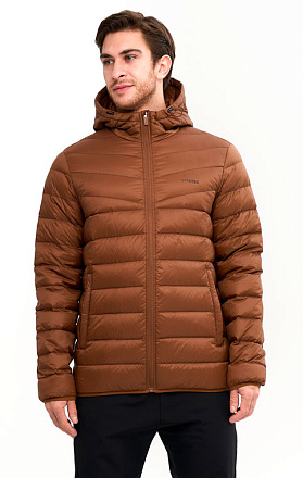 Пуховик STROBBS E2445-7 Men Brown в Иркутске - купить в интернет магазине Икс Мастер