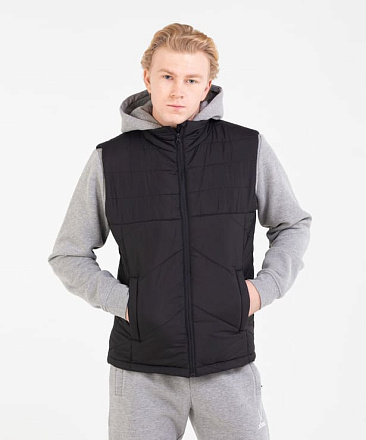 Жилет утепленный Jogel ESSENTIAL Padded Vest, чёрный в Иркутске - купить в интернет магазине Икс Мастер